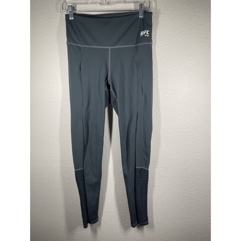 UFC Gym Womens Size Medium Grey Leggings Yoga Pants Gym Workout